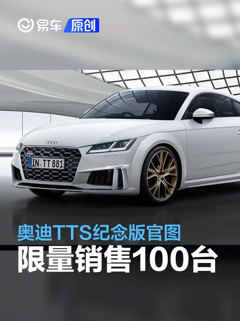 奧迪TTS紀念版官圖 限量銷售100台/采用專屬細節設計